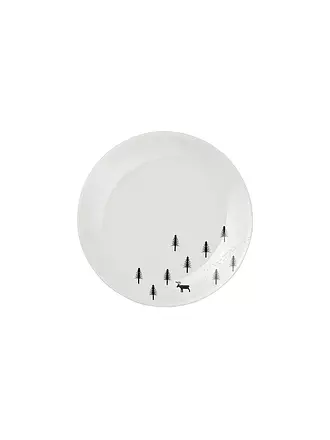 ASA SELECTION | Weihnachts Dessertteller SNOW TRACKS 20,5cm Joy / Snow Tracks | 